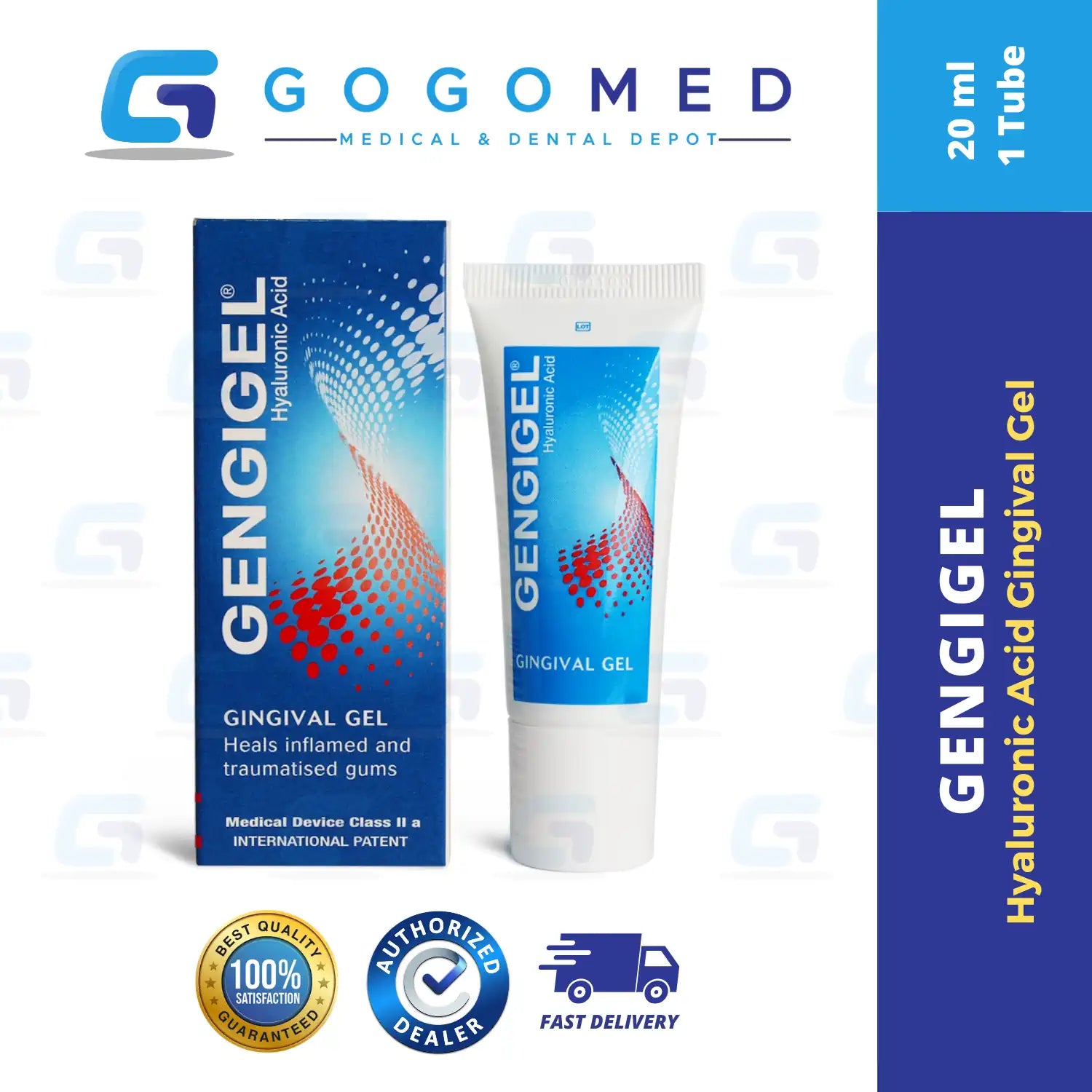 Gengigel Hyaluronic Acid Gingival Gel