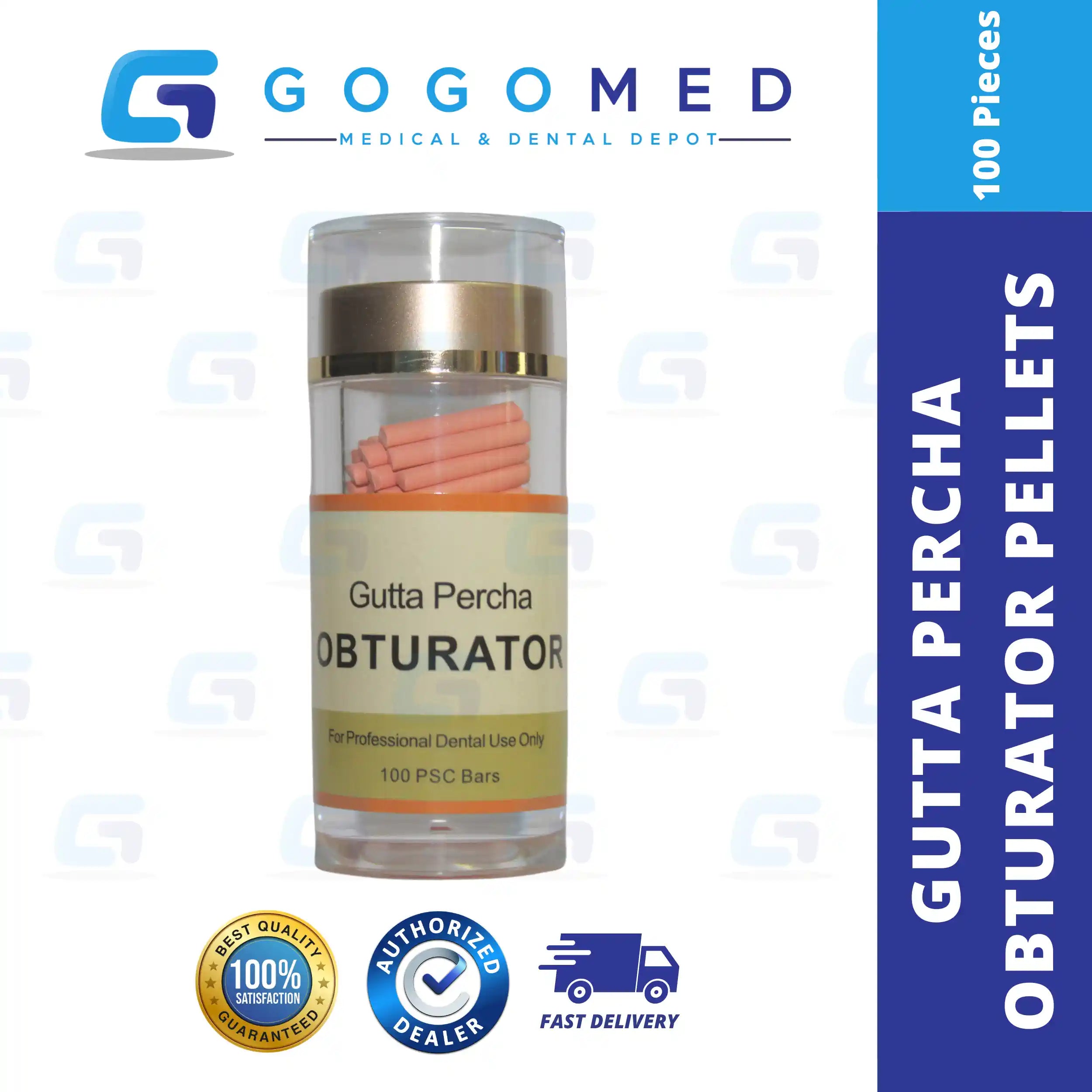 Gutta Percha Obturator Pellets 100 Pieces