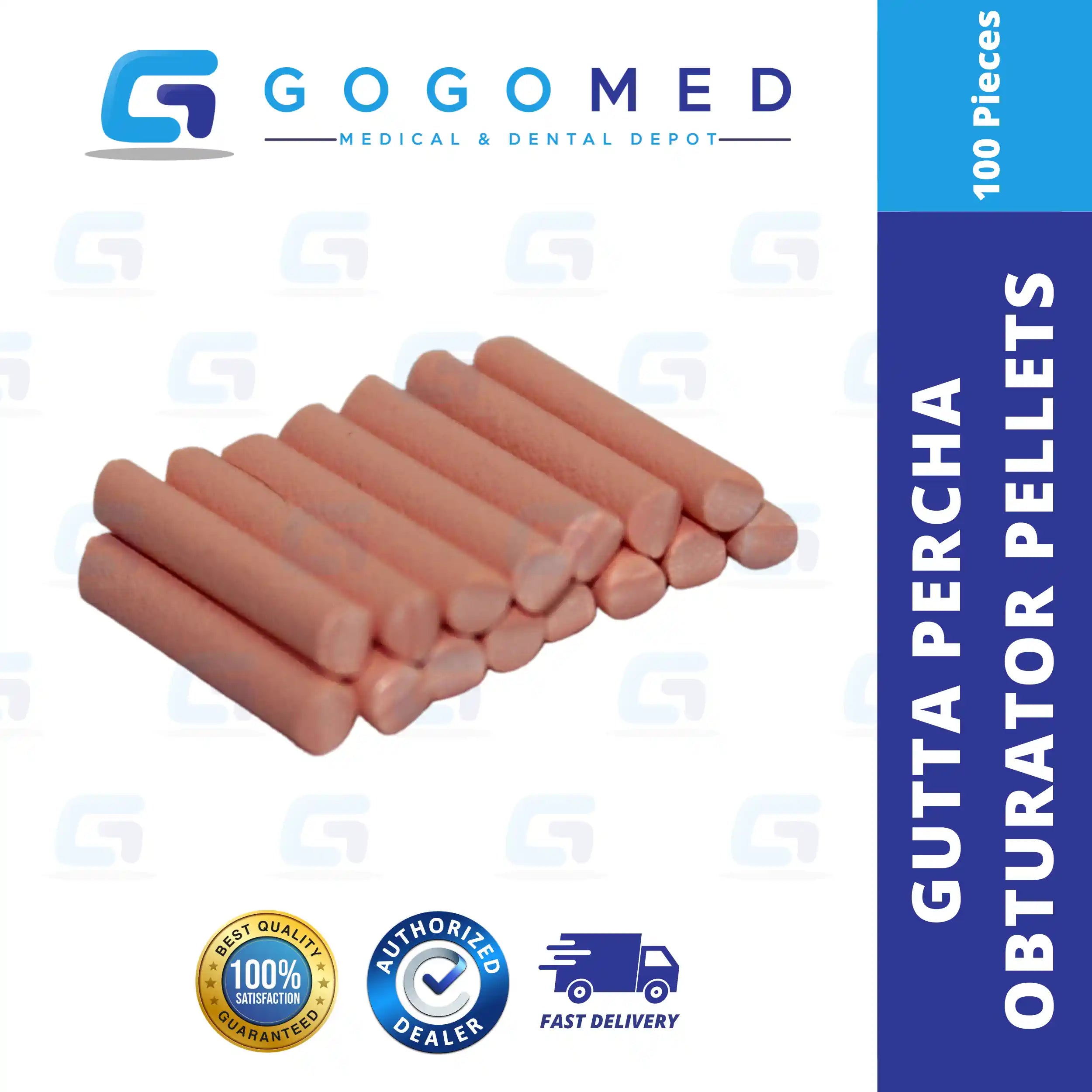 Gutta Percha Obturator Pellets 100 Pieces