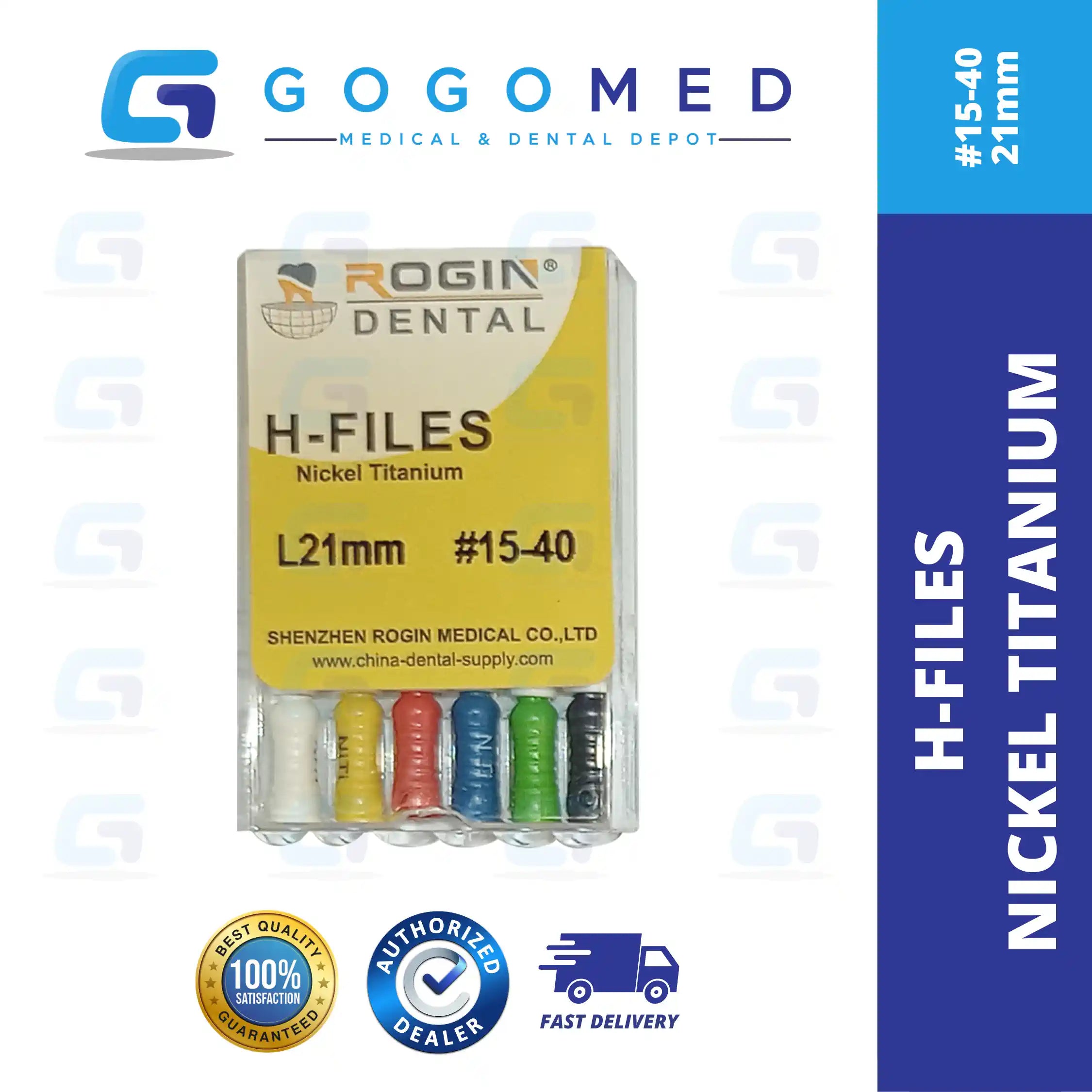 H FILE Nickel Titanium (NiTi) Hand Use