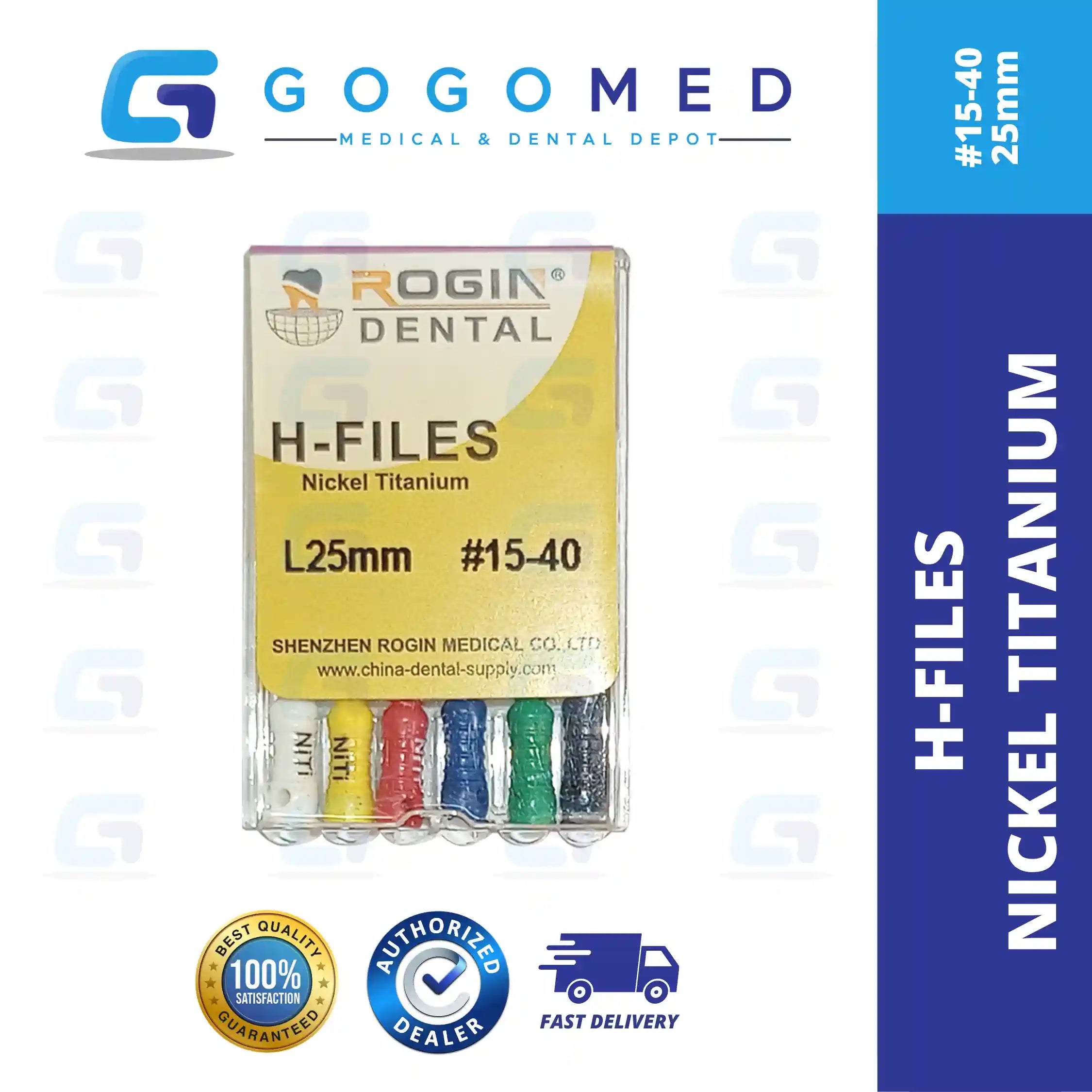 H FILE Nickel Titanium (NiTi) Hand Use