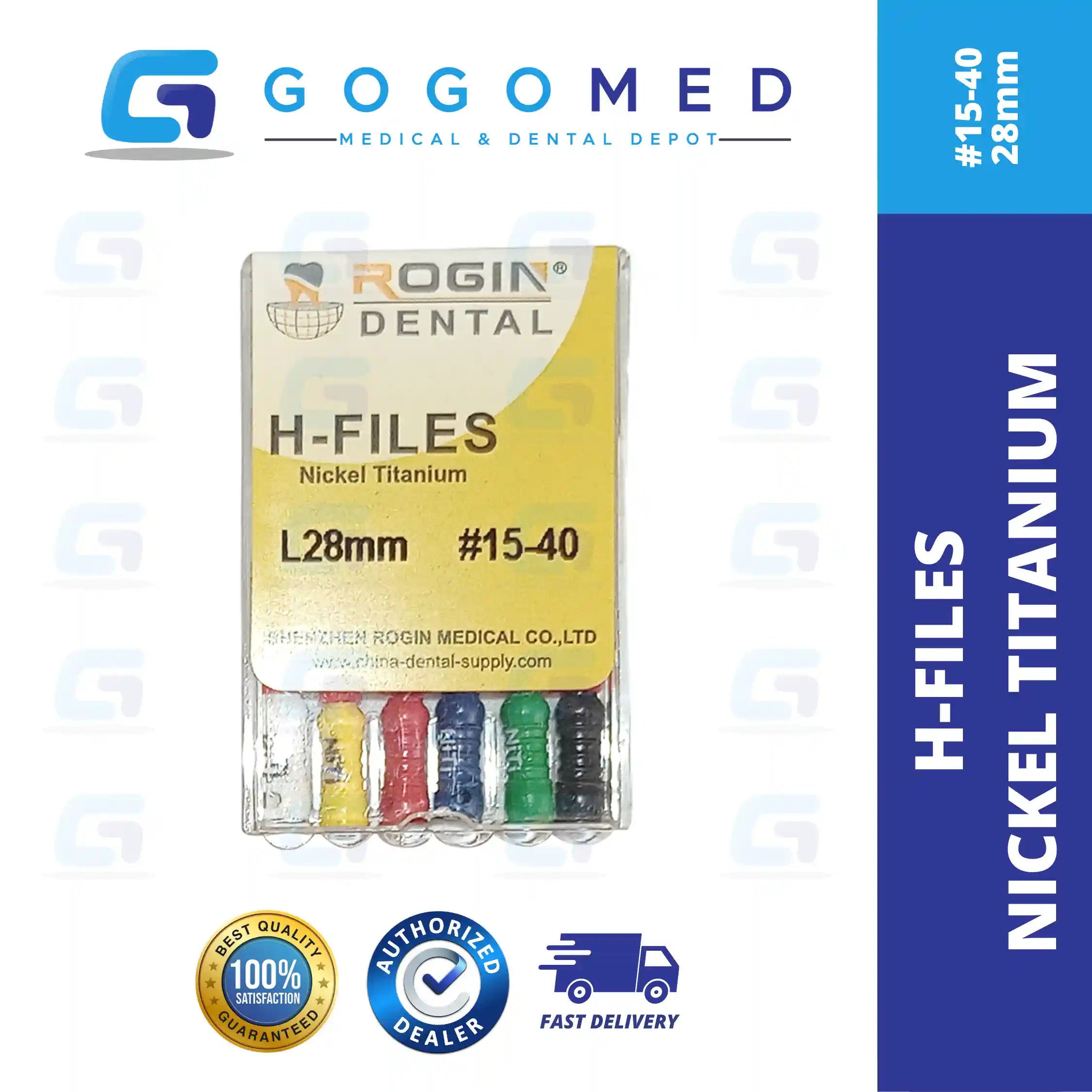 H FILE Nickel Titanium (NiTi) Hand Use