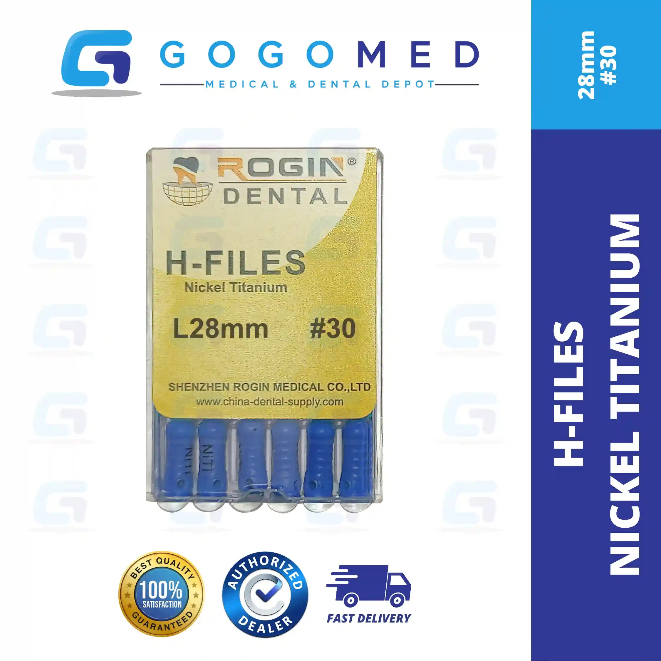 H FILE Nickel Titanium (NiTi) Hand Use