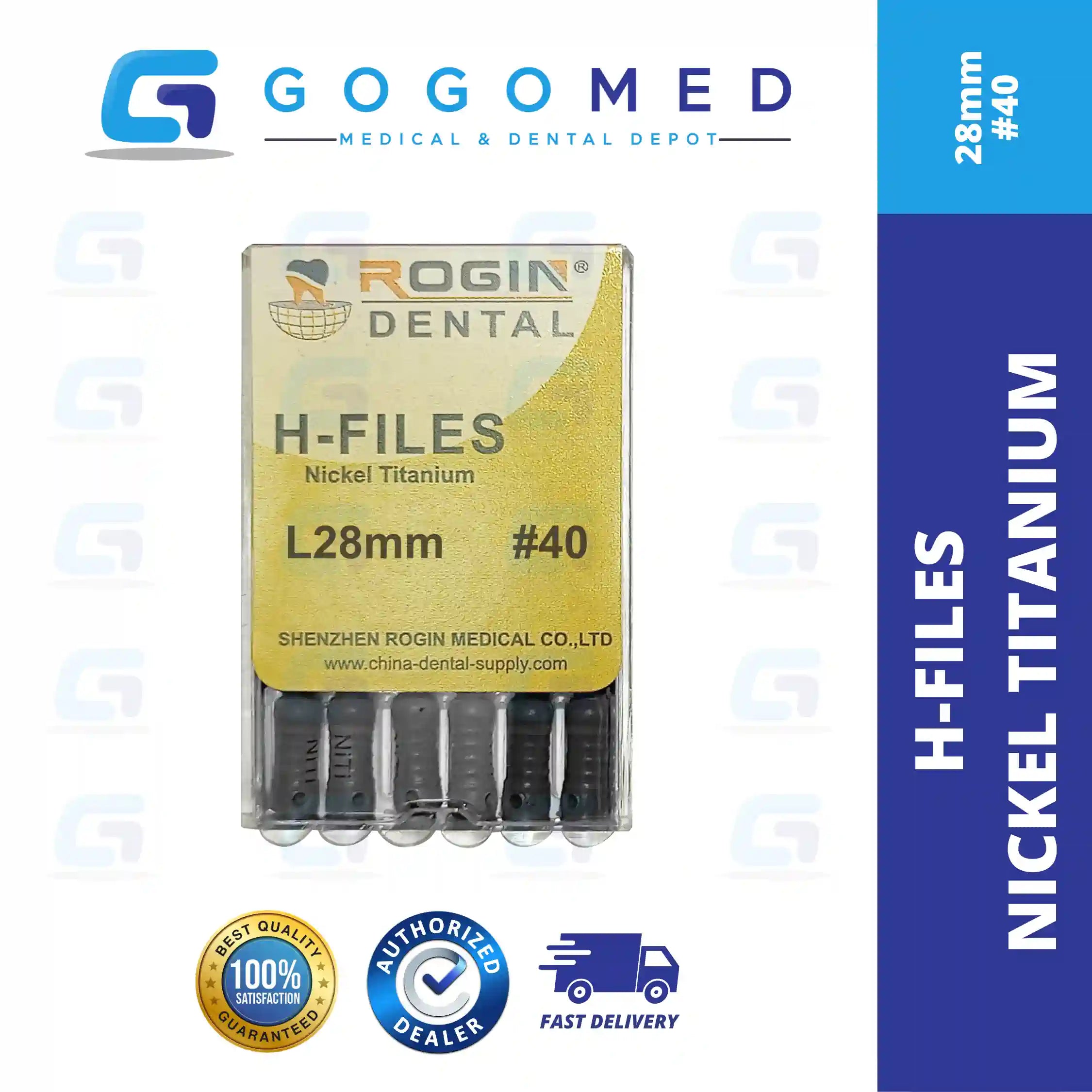 H FILE Nickel Titanium (NiTi) Hand Use