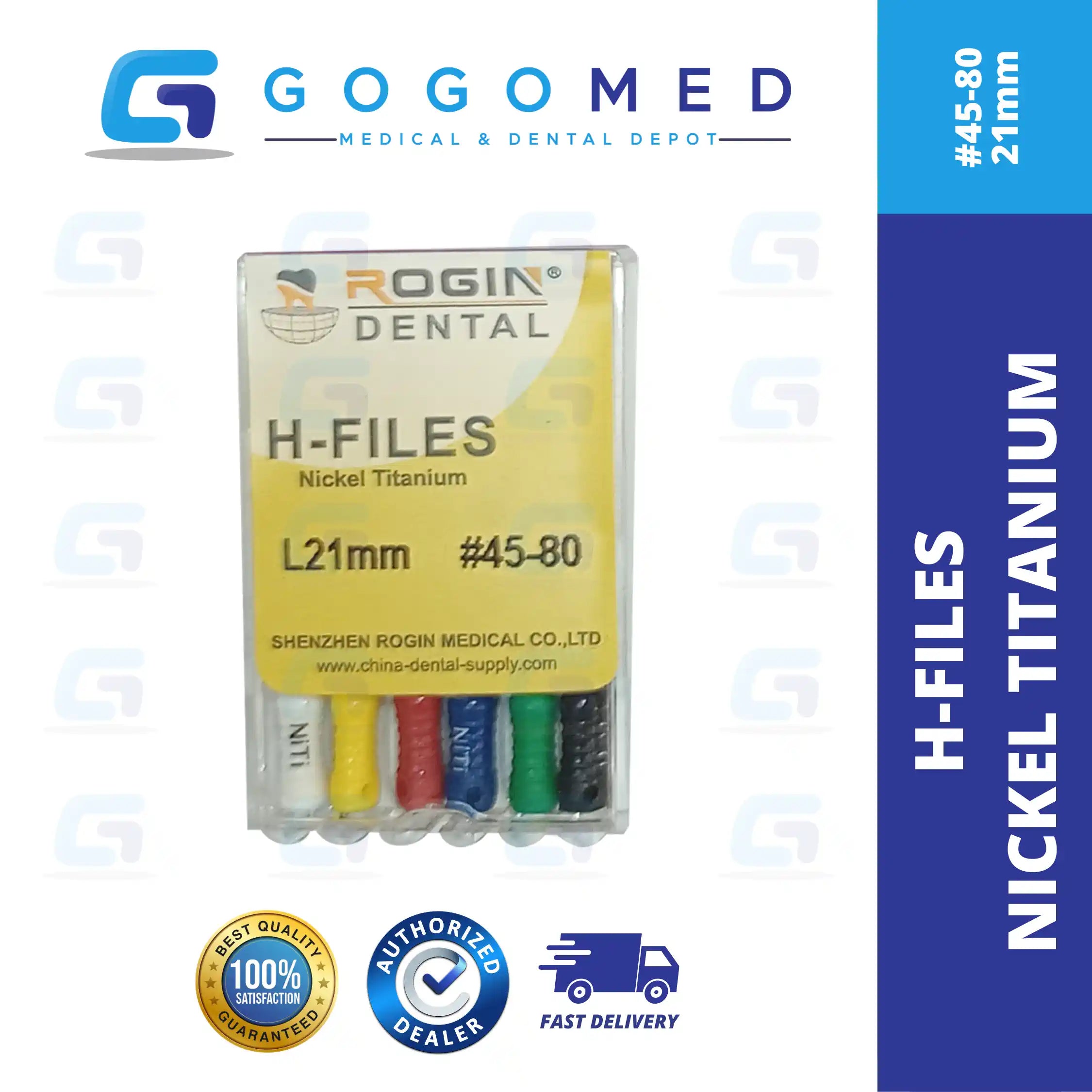 H FILE Nickel Titanium (NiTi) Hand Use