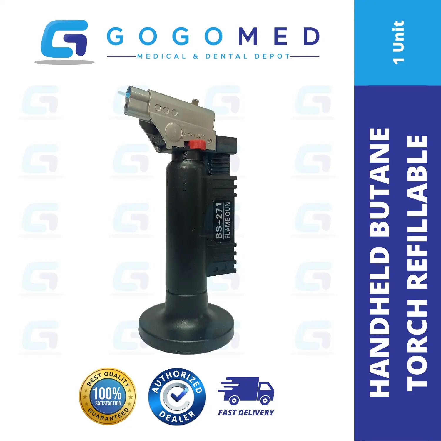 Handheld Butane Torch Refillable 1 Unit