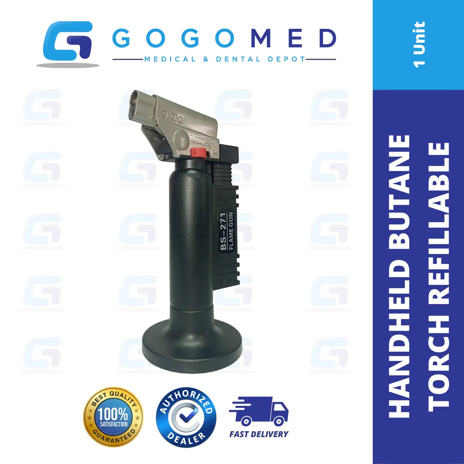 Handheld Butane Torch Refillable 1 Unit