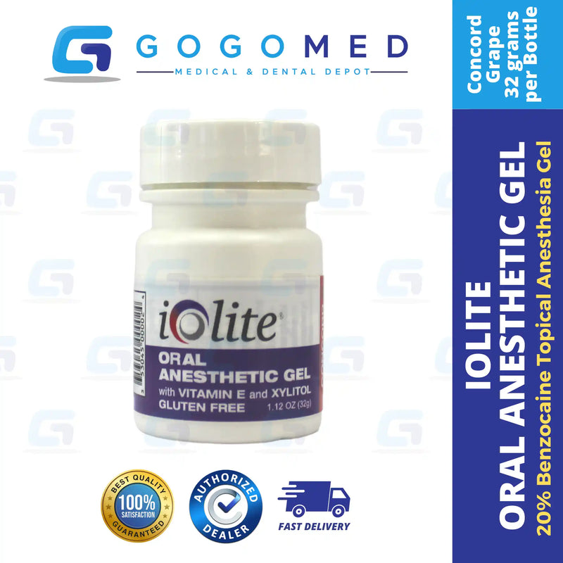 Iolite Topicaina Benzocaine 20% Gel Topical Anesthesia