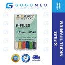 K FILE Nickel Titanium (NiTi) Hand Use