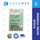 K FILE Nickel Titanium (NiTi) Hand Use