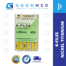 K FILE Nickel Titanium (NiTi) Hand Use