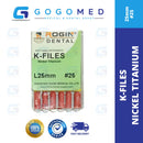 K FILE Nickel Titanium (NiTi) Hand Use