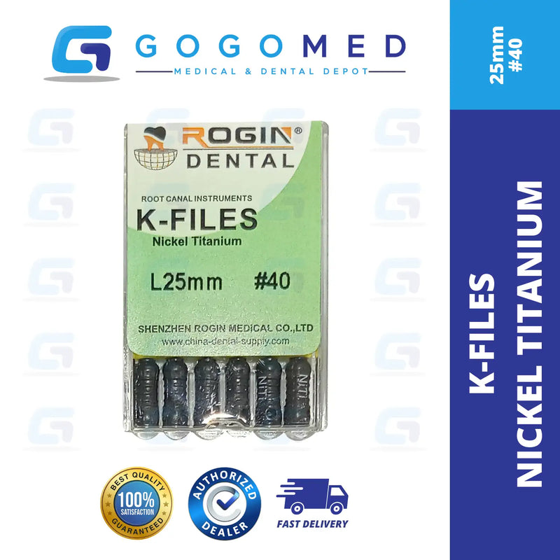 K FILE Nickel Titanium (NiTi) Hand Use