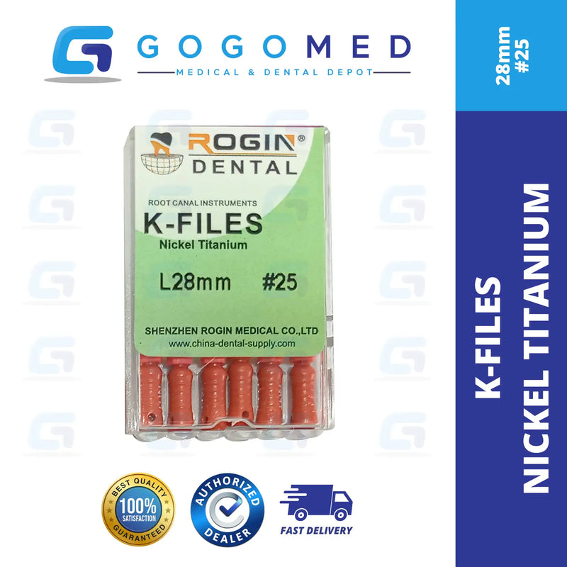 K FILE Nickel Titanium (NiTi) Hand Use