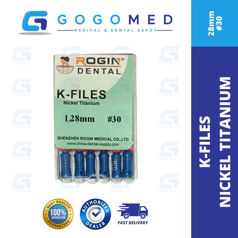 K FILE Nickel Titanium (NiTi) Hand Use