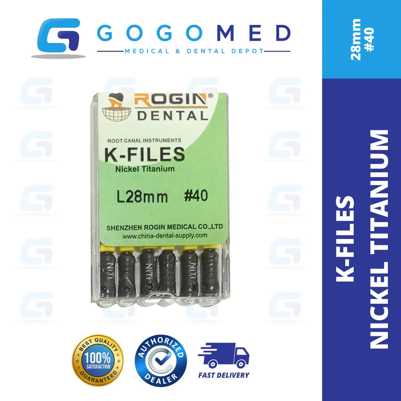 K FILE Nickel Titanium (NiTi) Hand Use