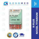 K FILE Nickel Titanium (NiTi) Hand Use