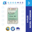 K FILE Nickel Titanium (NiTi) Hand Use