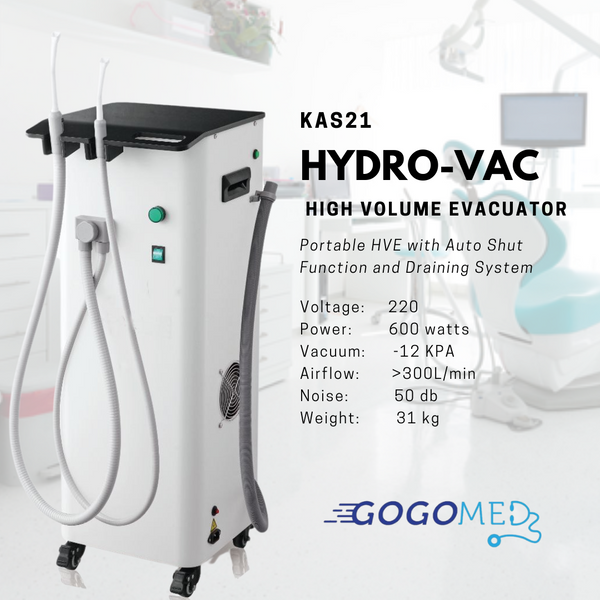 HVE KAS21 HYDRO VAC High Volume Evacuator Machine