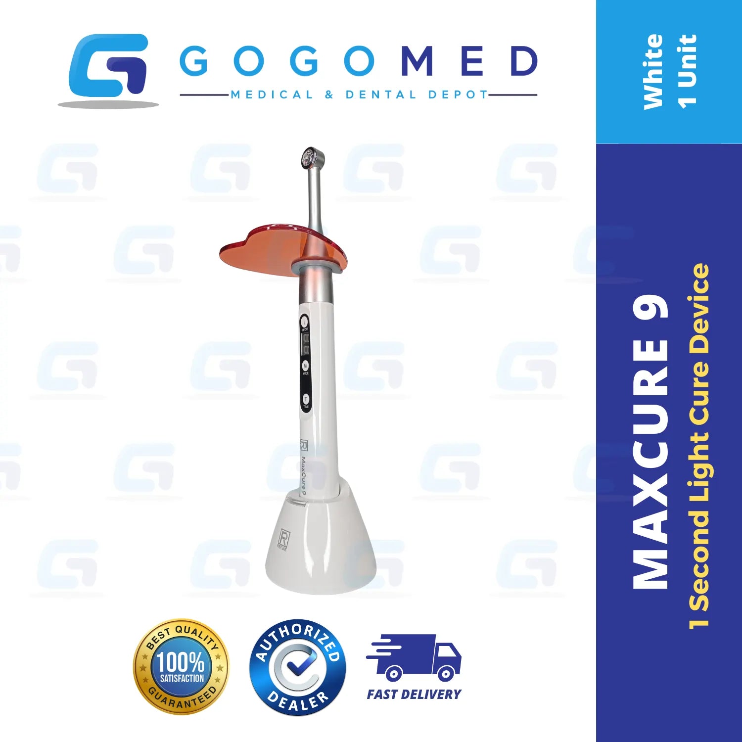 Max Cure 9 - 1 Second Light Cure 2600 mAh Battery