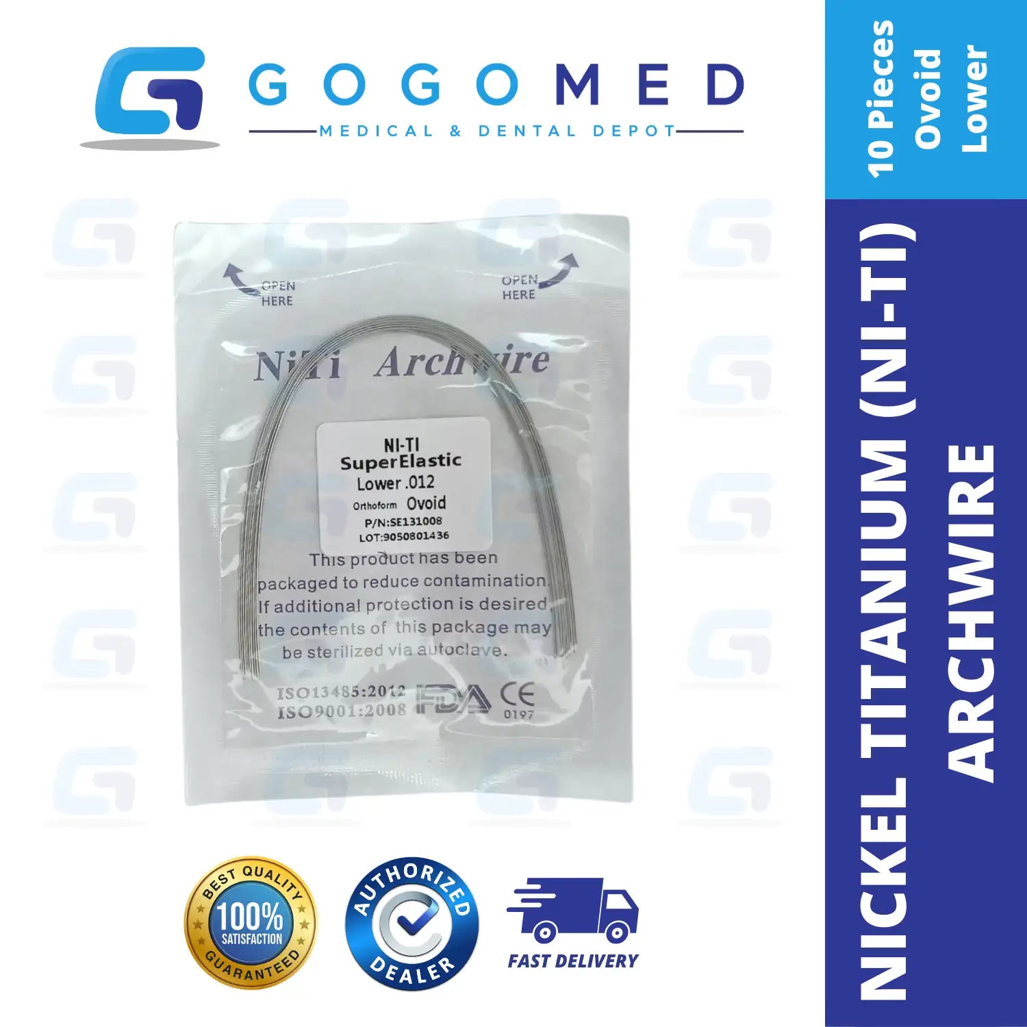 NiTi Archwire (Ovoid/Round)