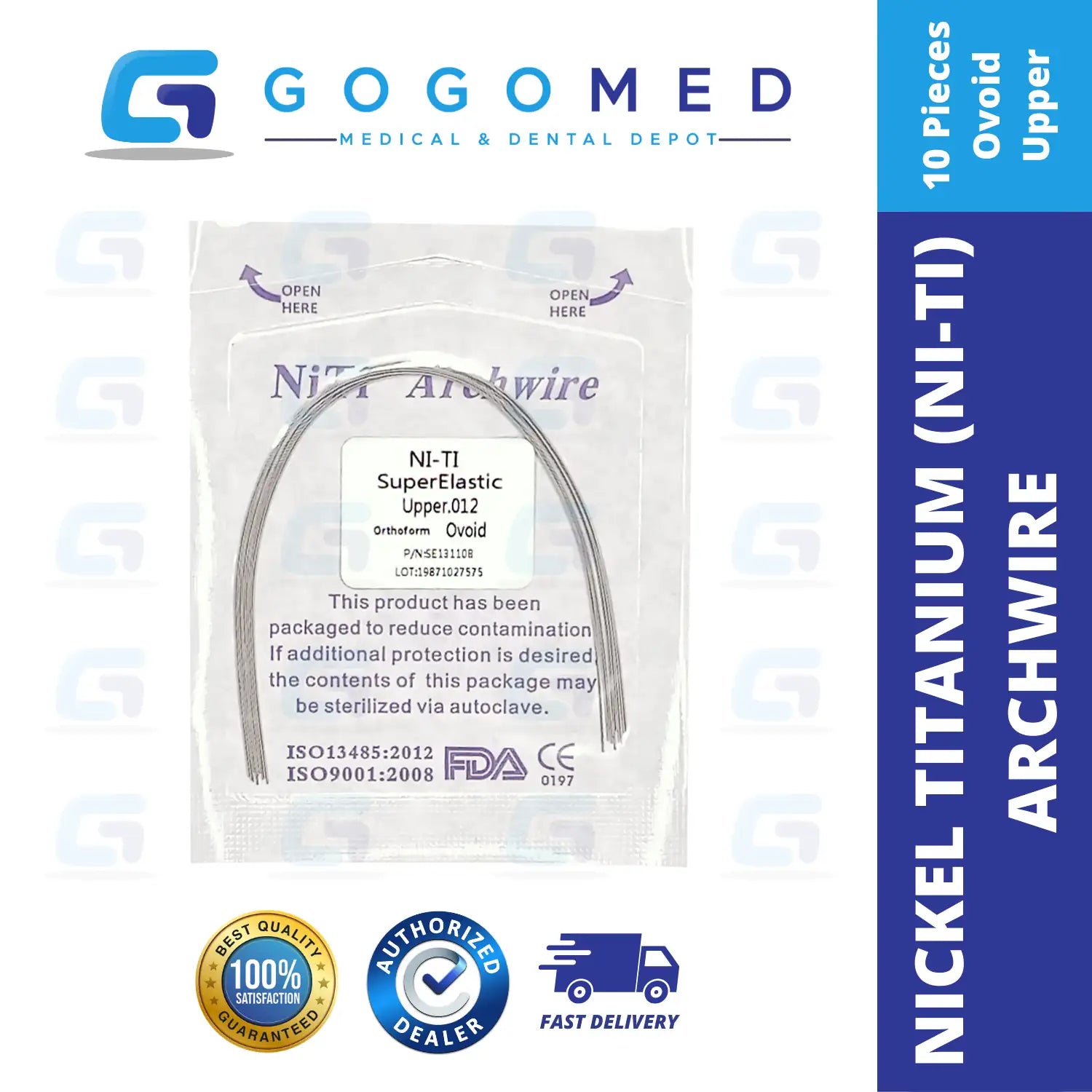 NiTi Archwire (Ovoid/Round)