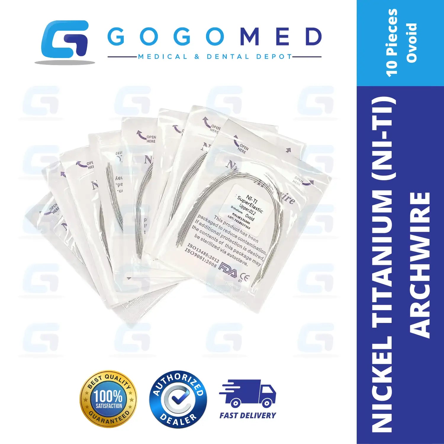 NiTi Archwire (Ovoid/Round)