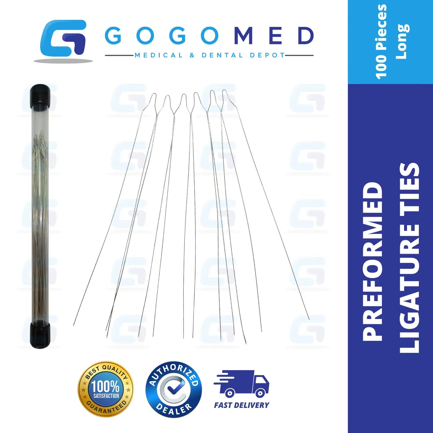 Preformed Ligature Ties 100 Pieces