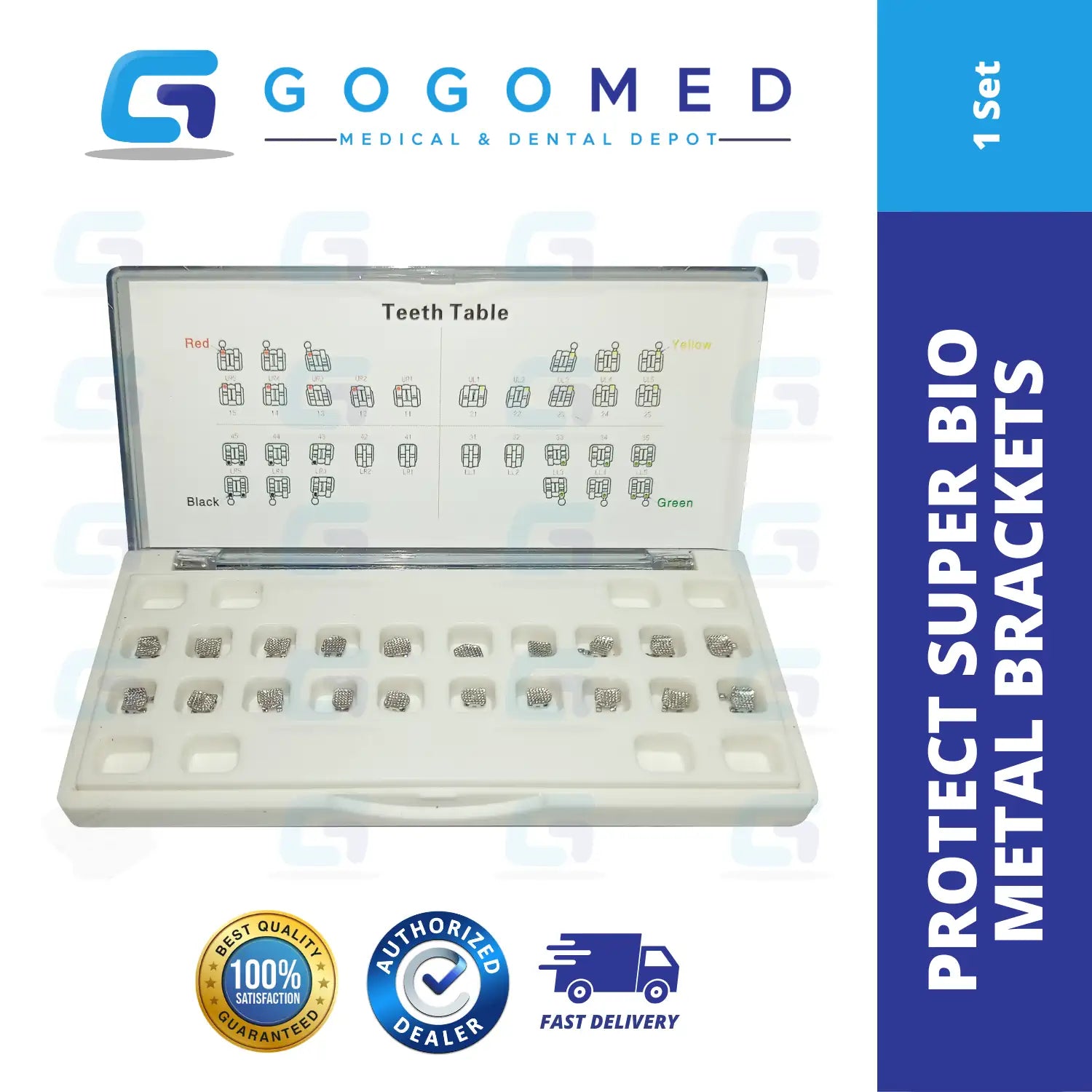 PROTECT Super Bio Metal Brackets Low Friction