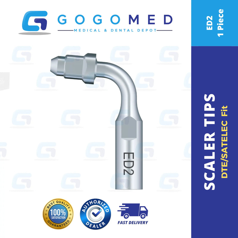 10-Pack Dental Scaling Tips GD1 For Satelec Ultrasonic Scaler Handpiece