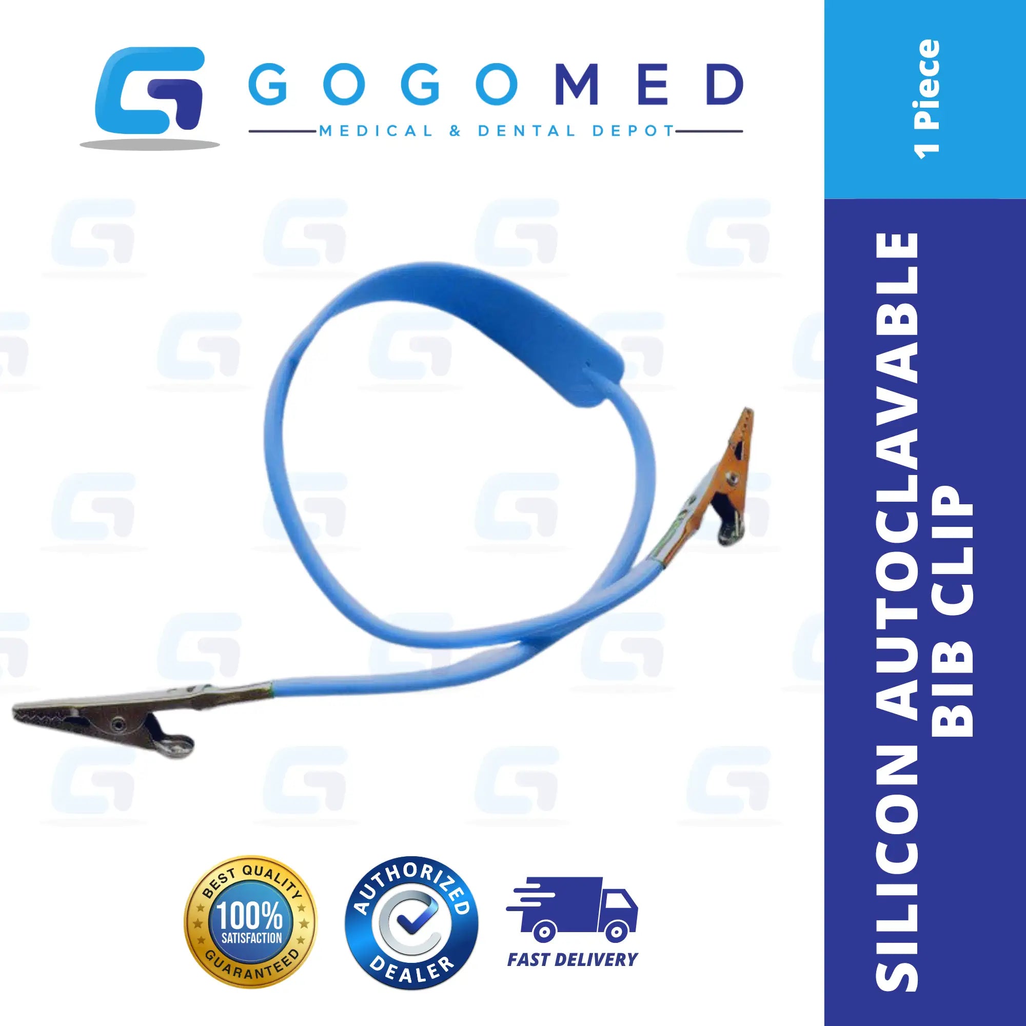 Autoclavable Silicone Bib Clip