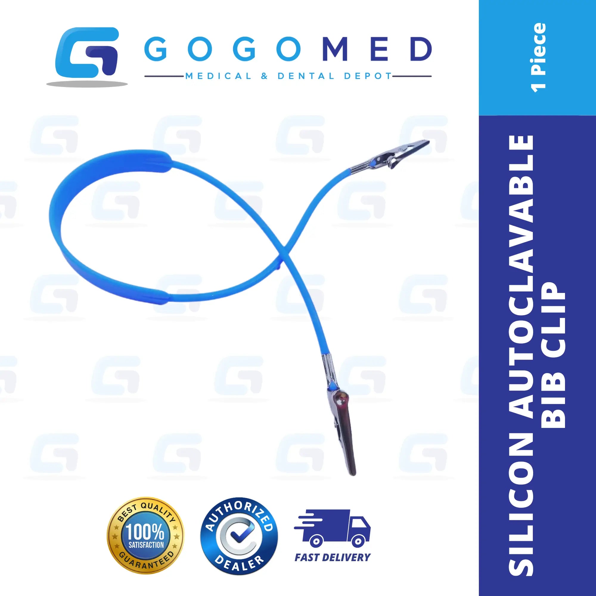 Autoclavable Silicone Bib Clip