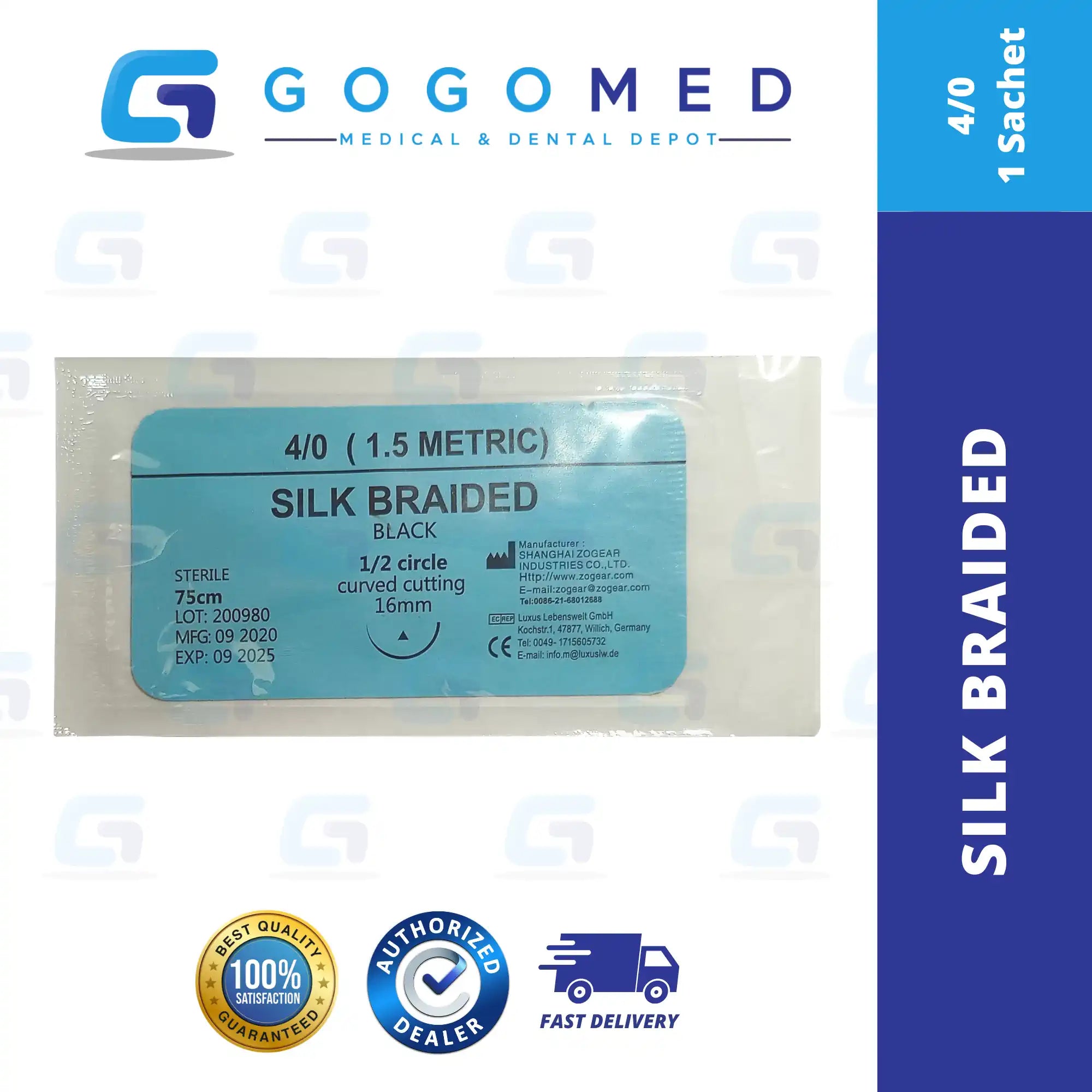 Silk (Braided) 1pc (sachet)