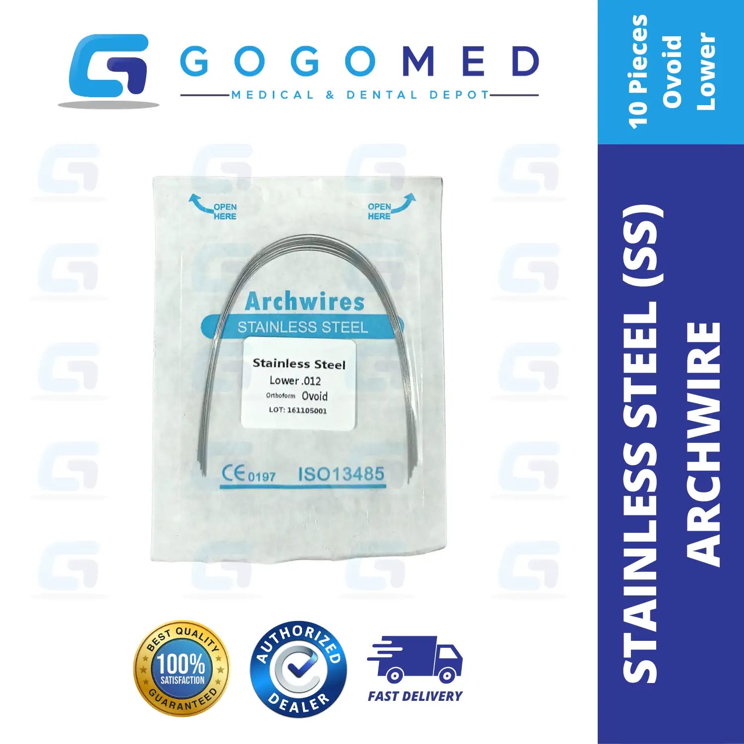 Stainless Steel SS Archwire (Ovoid/Round)