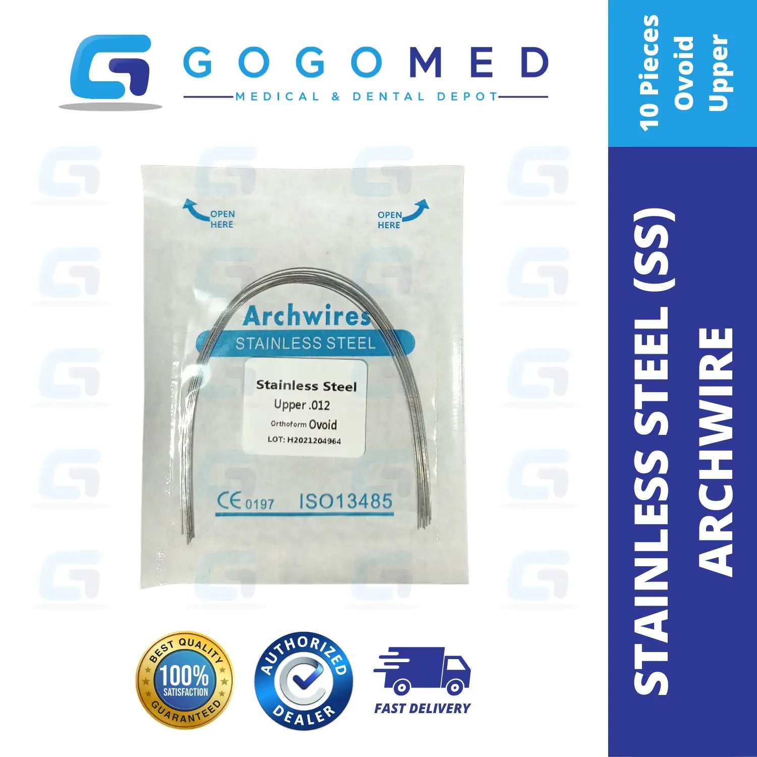 Stainless Steel SS Archwire (Ovoid/Round)