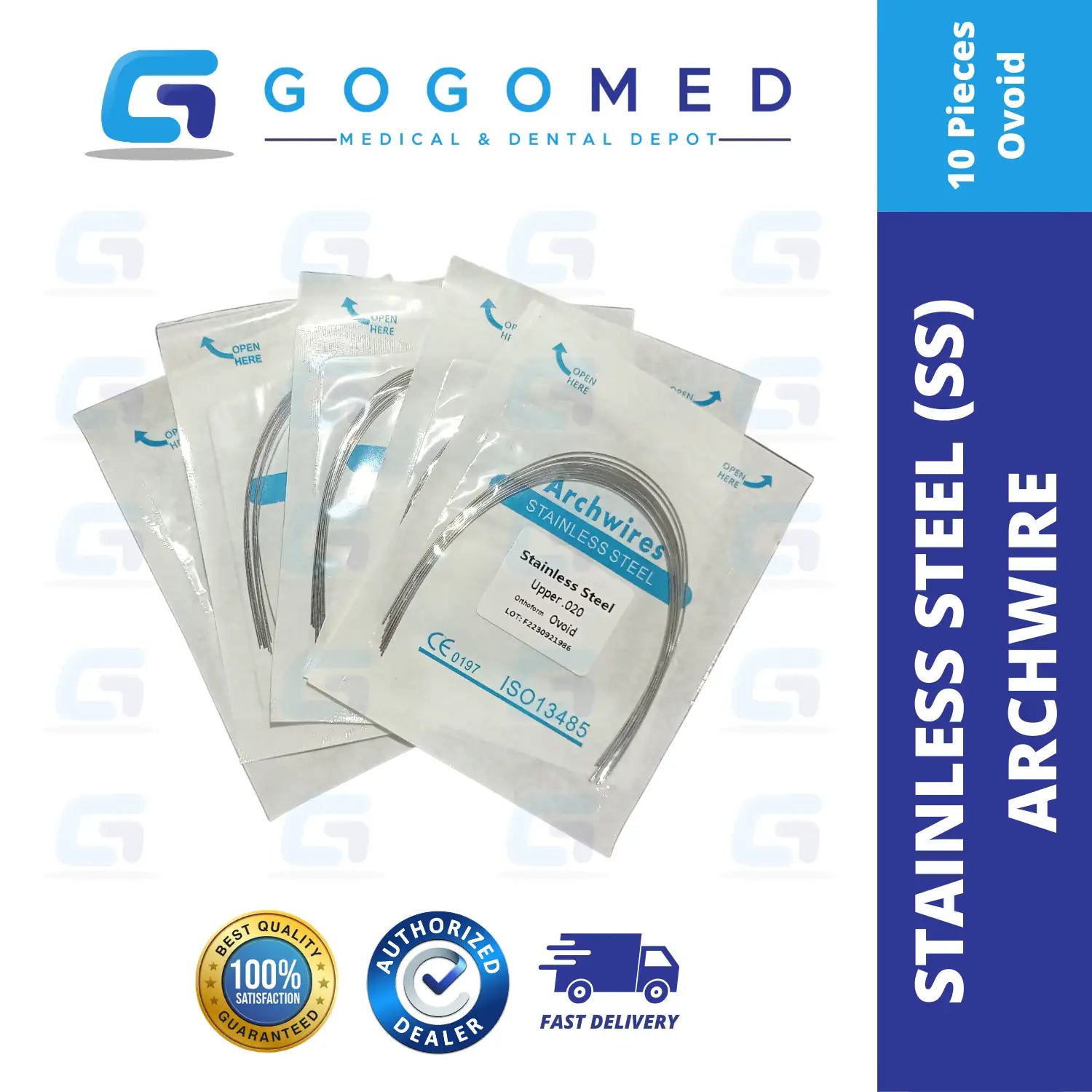 Stainless Steel SS Archwire (Ovoid/Round)