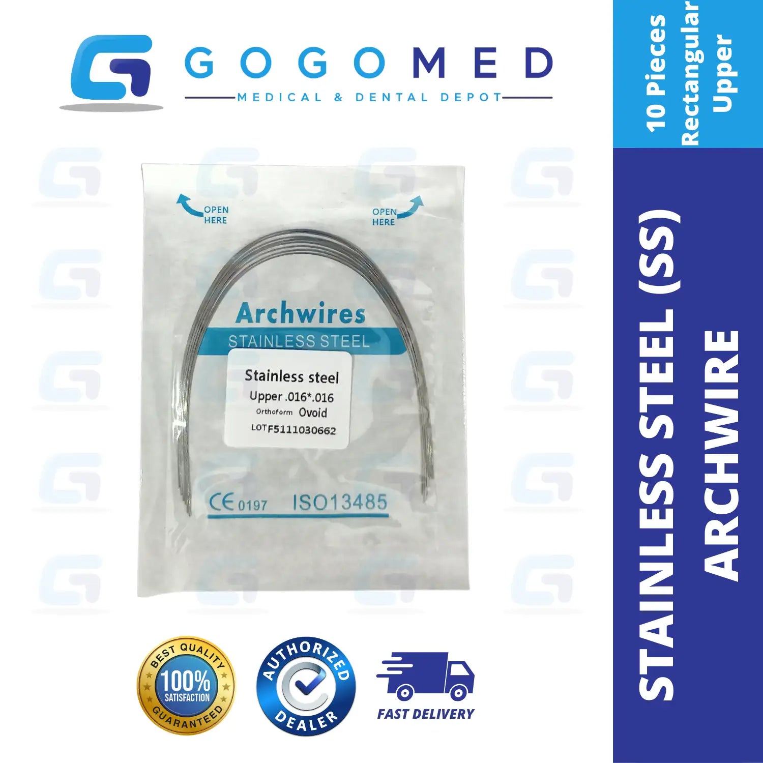 Stainless Steel SS Archwire (Rectangular)