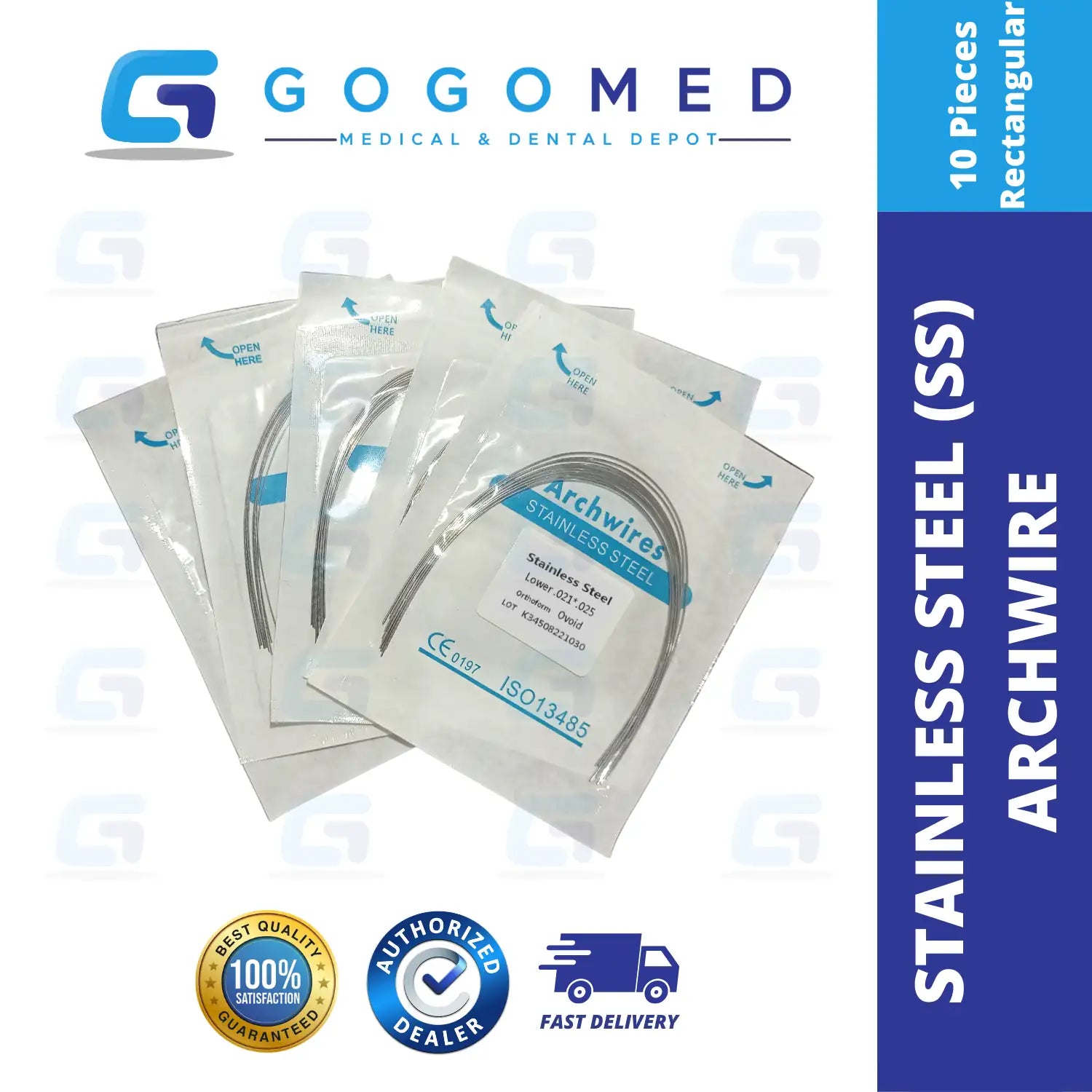 Stainless Steel SS Archwire (Rectangular)