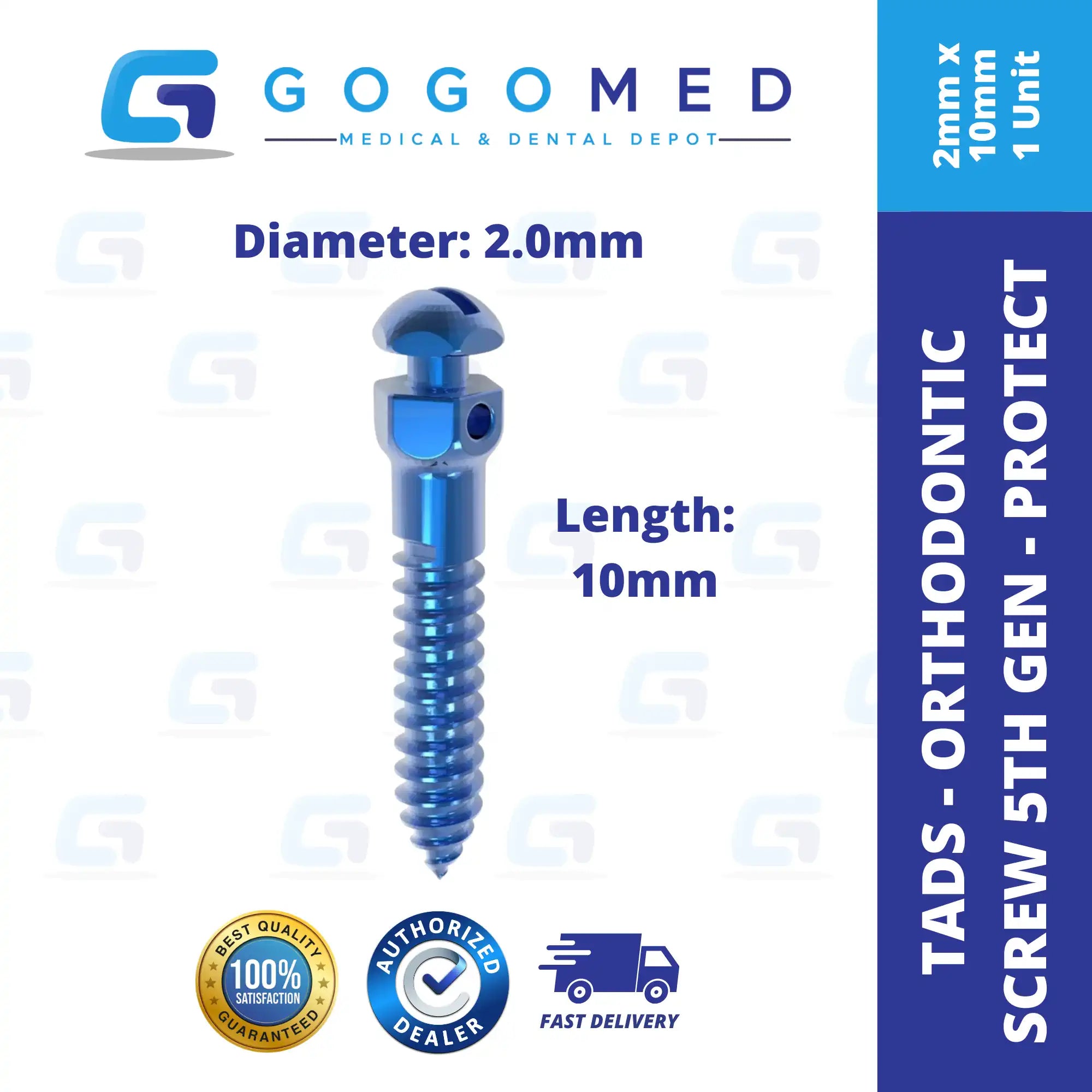 TAD Orthodontic Screw 5th Gen - Protect