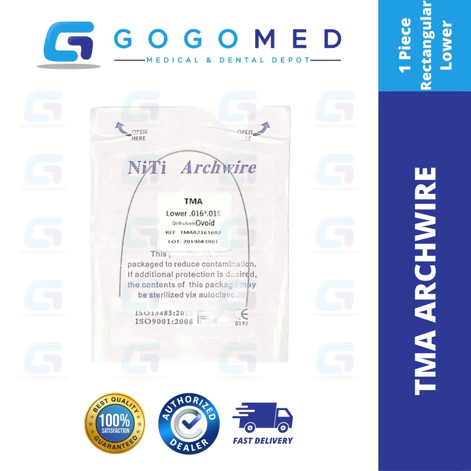 TMA Archwire (Rectangular) 1 Piece