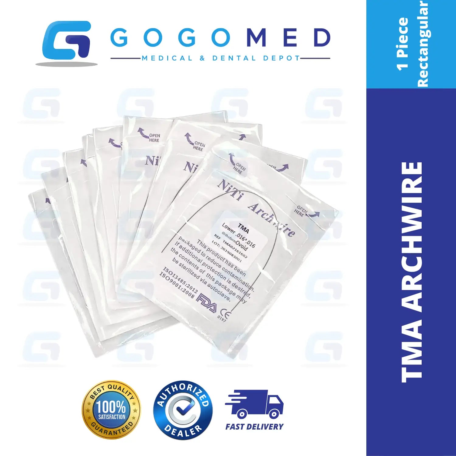 TMA Archwire (Rectangular) 1 Piece