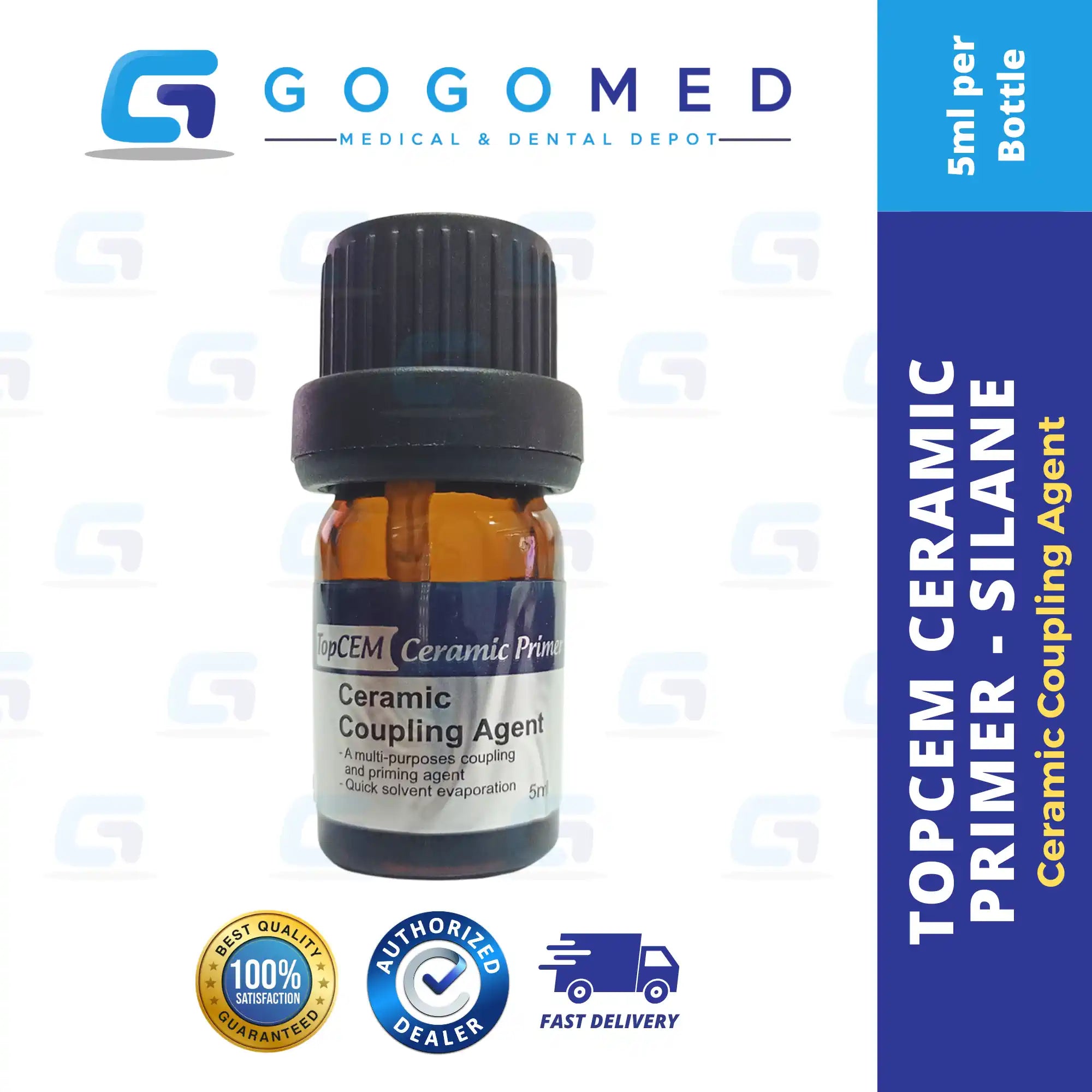 TopCEM Ceramic Coupling Agent - Silane 5mL Bottle