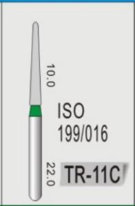 TAPER ROUND END (TR) - DIAMOND BURS