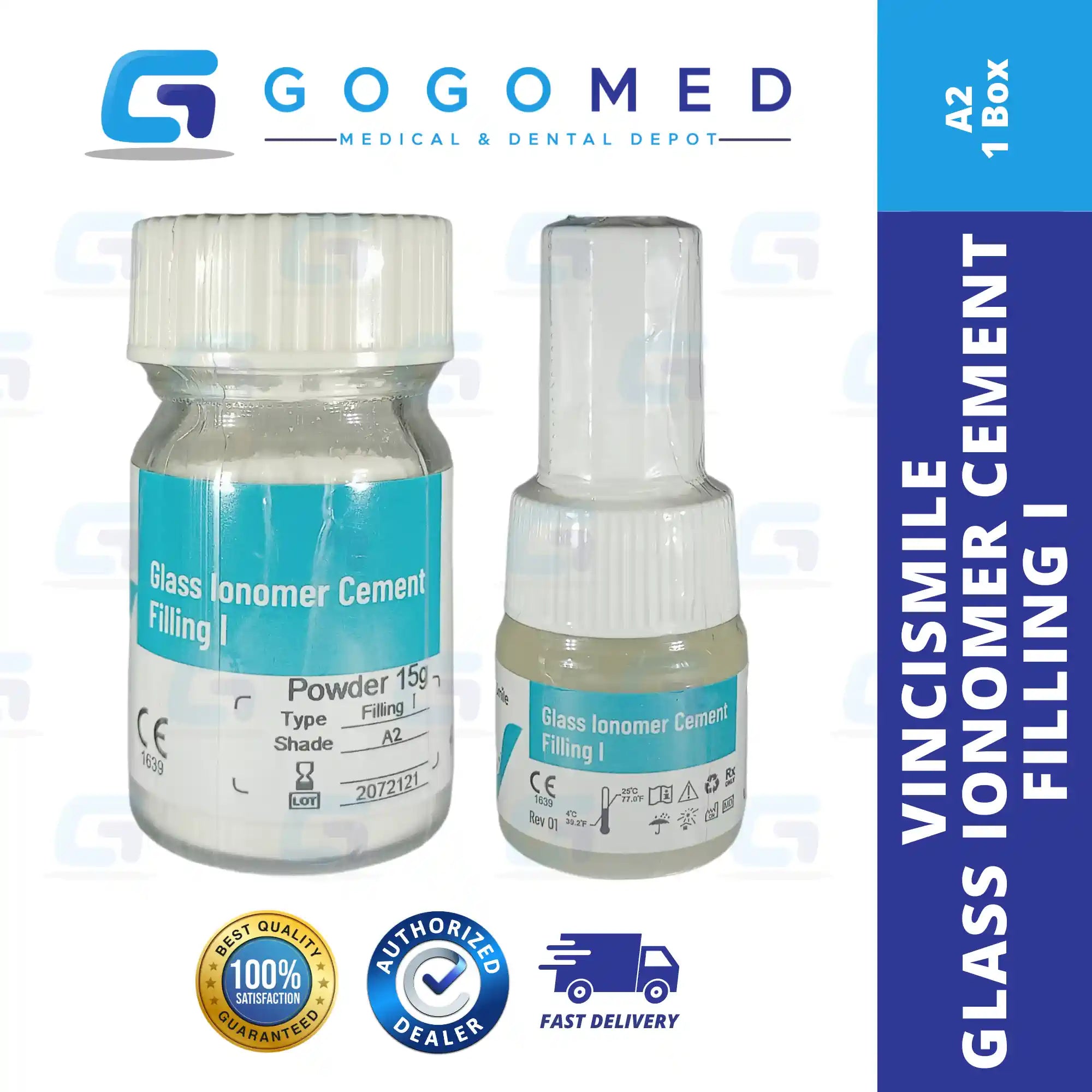 Glass ionomer cement clearance filling