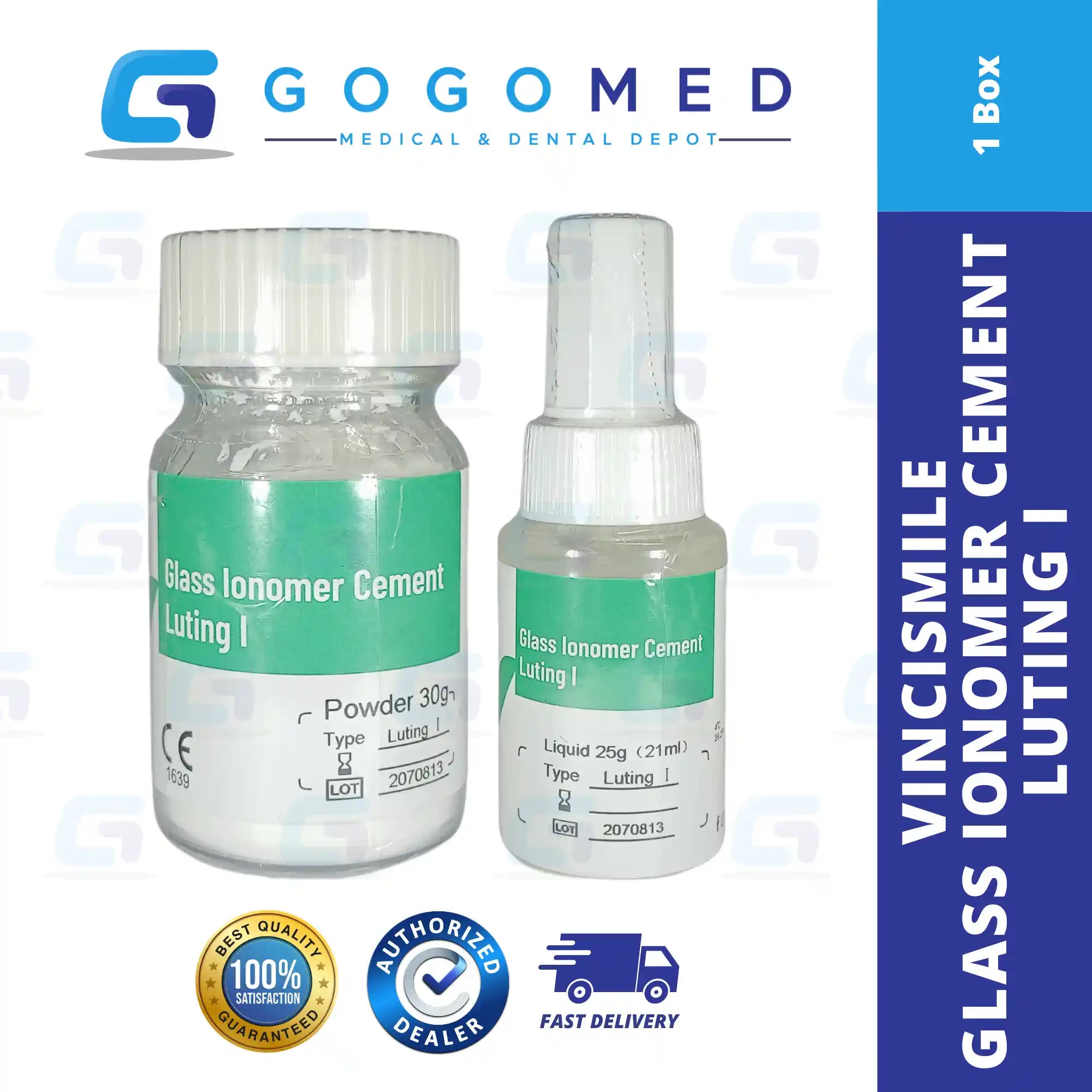 GIC CEMENT LUTING I - POWDER 30G + LIQUID 25G (HUGE)