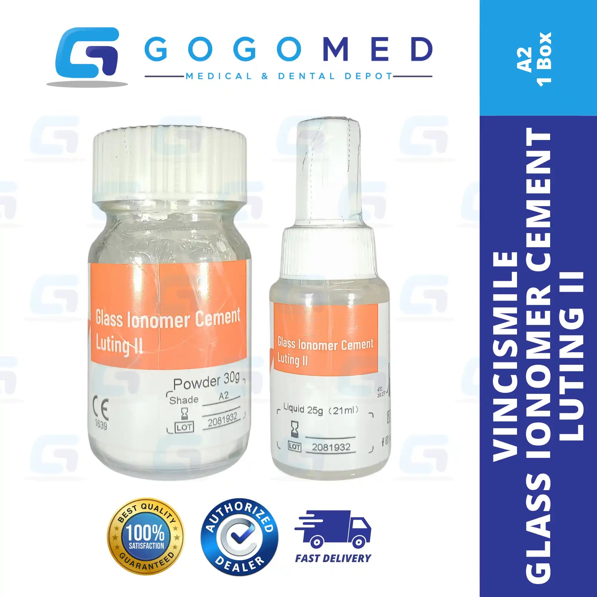 GIC LUTING CEMENT II - POWDER 30G + LIQUID 25G (HUGE)