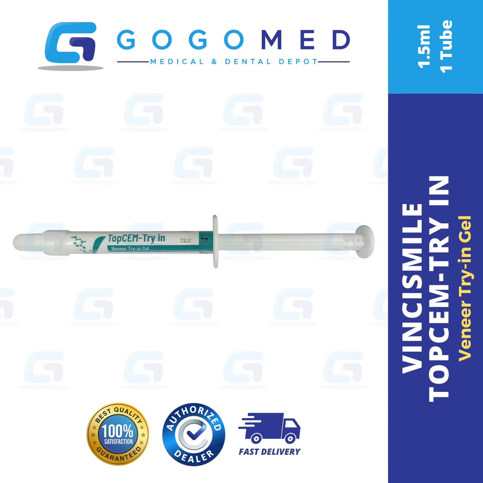 TopCem Veneer Try-in Paste/Gel (HUGE) 1.5ml