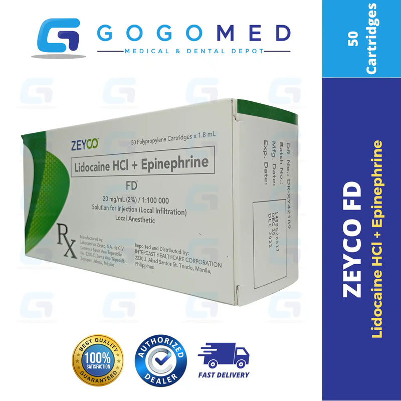 Zeyco Lidocaine HCl Epinephrine