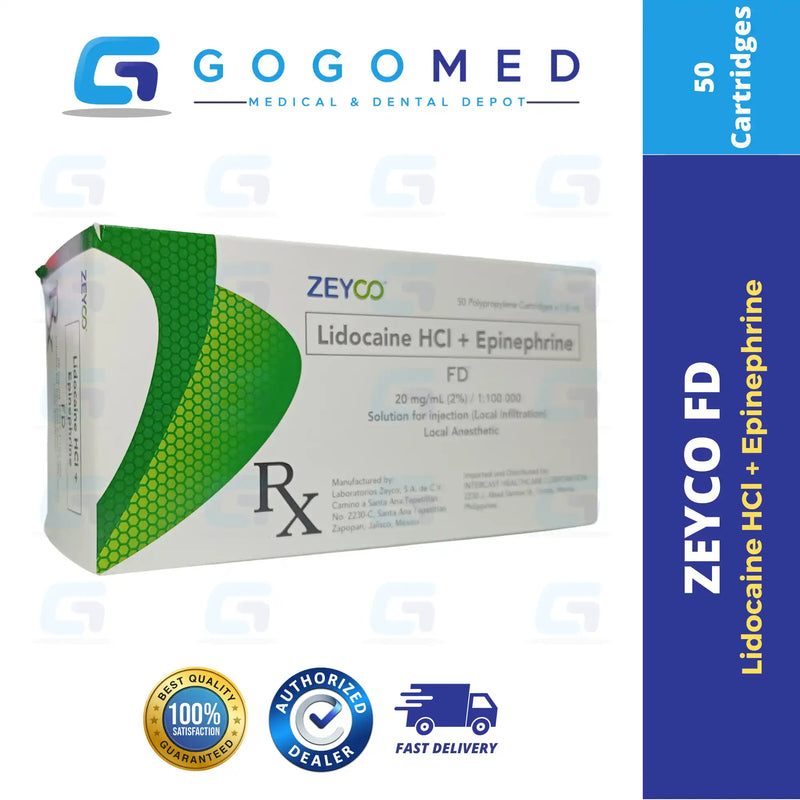 Zeyco Lidocaine HCl Epinephrine