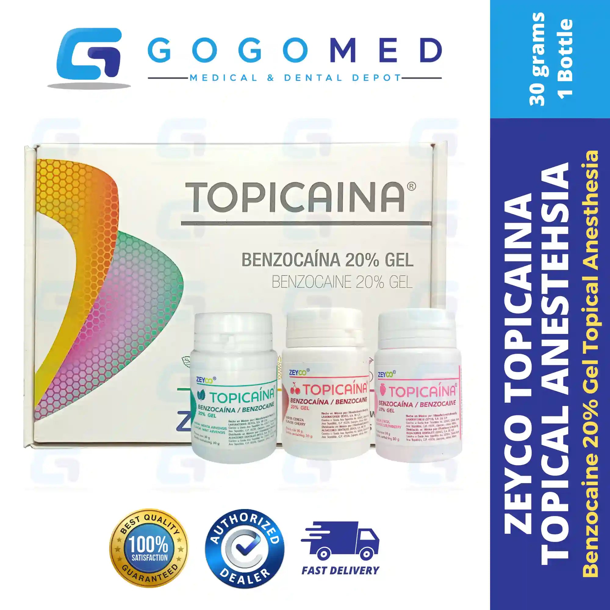 Zeyco - Topicaina Benzocaine Topical Anesthesia